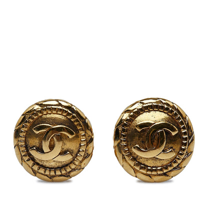 Chanel CC Clip-on Earrings Costume Earrings