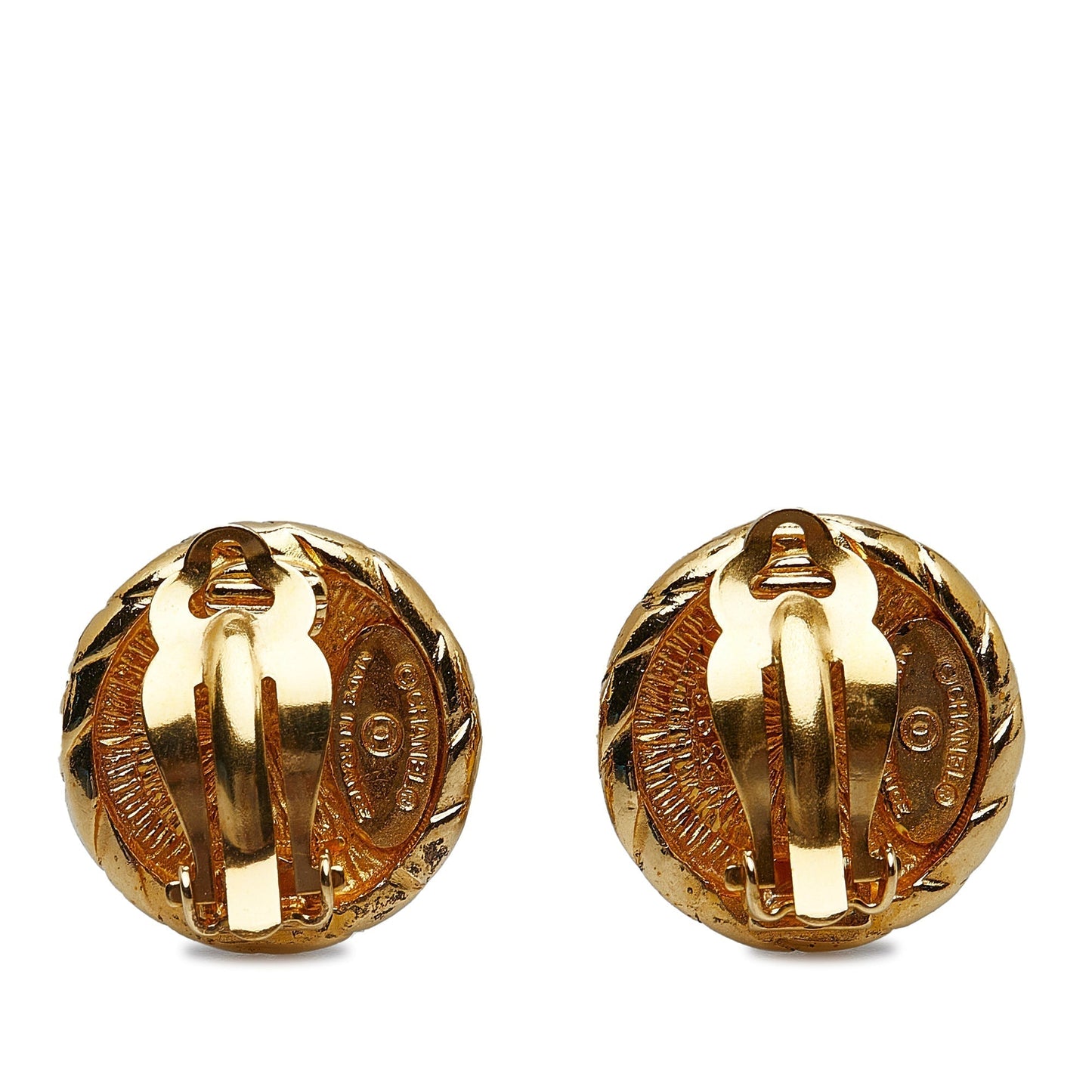 Chanel CC Clip-on Earrings Costume Earrings