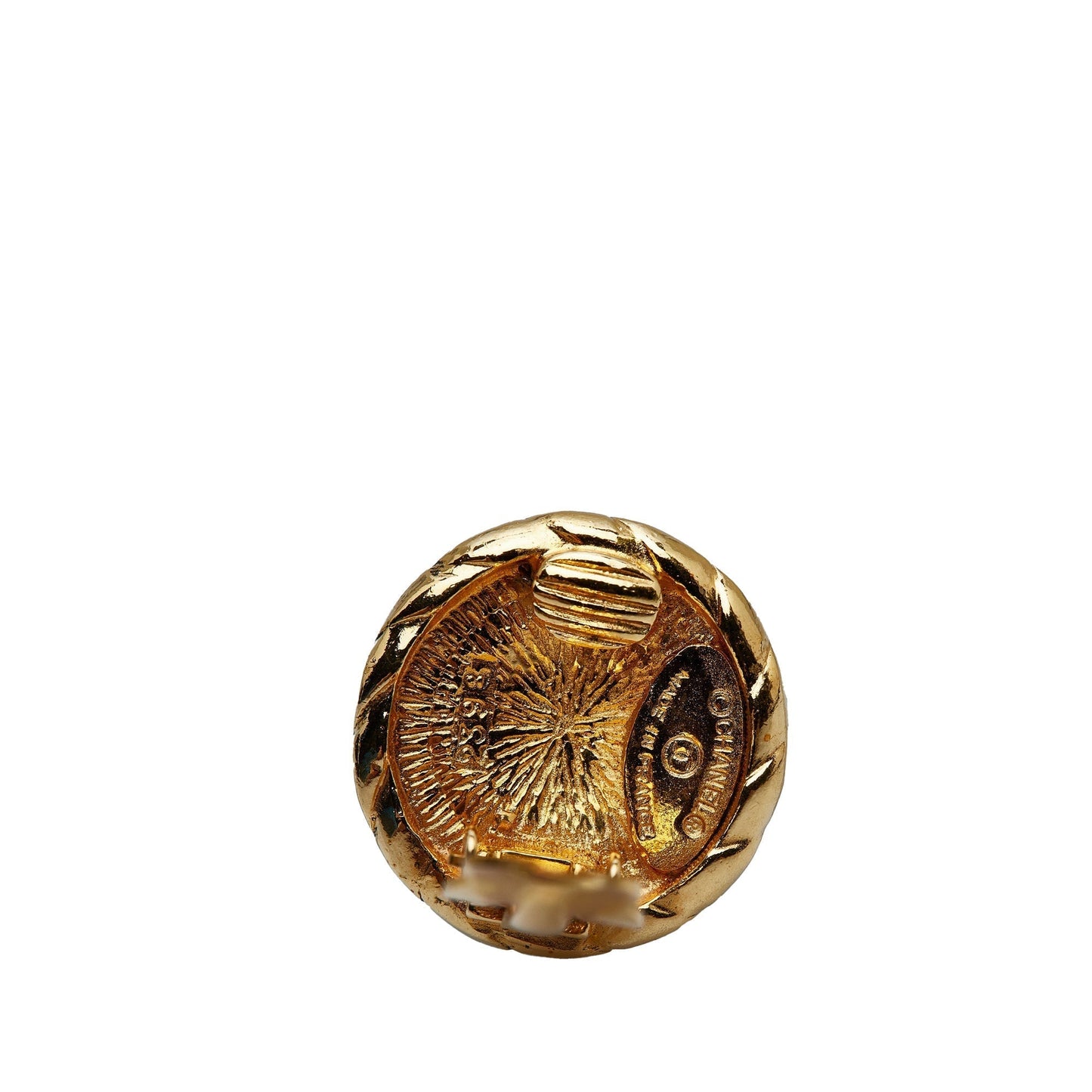 Chanel CC Clip-on Earrings Costume Earrings