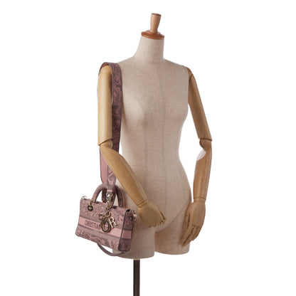 Medium Lady D-Joy Toile de Jouy