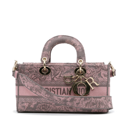 Medium Lady D-Joy Toile de Jouy