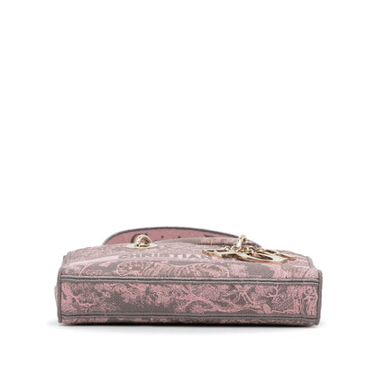 Medium Lady D-Joy Toile de Jouy