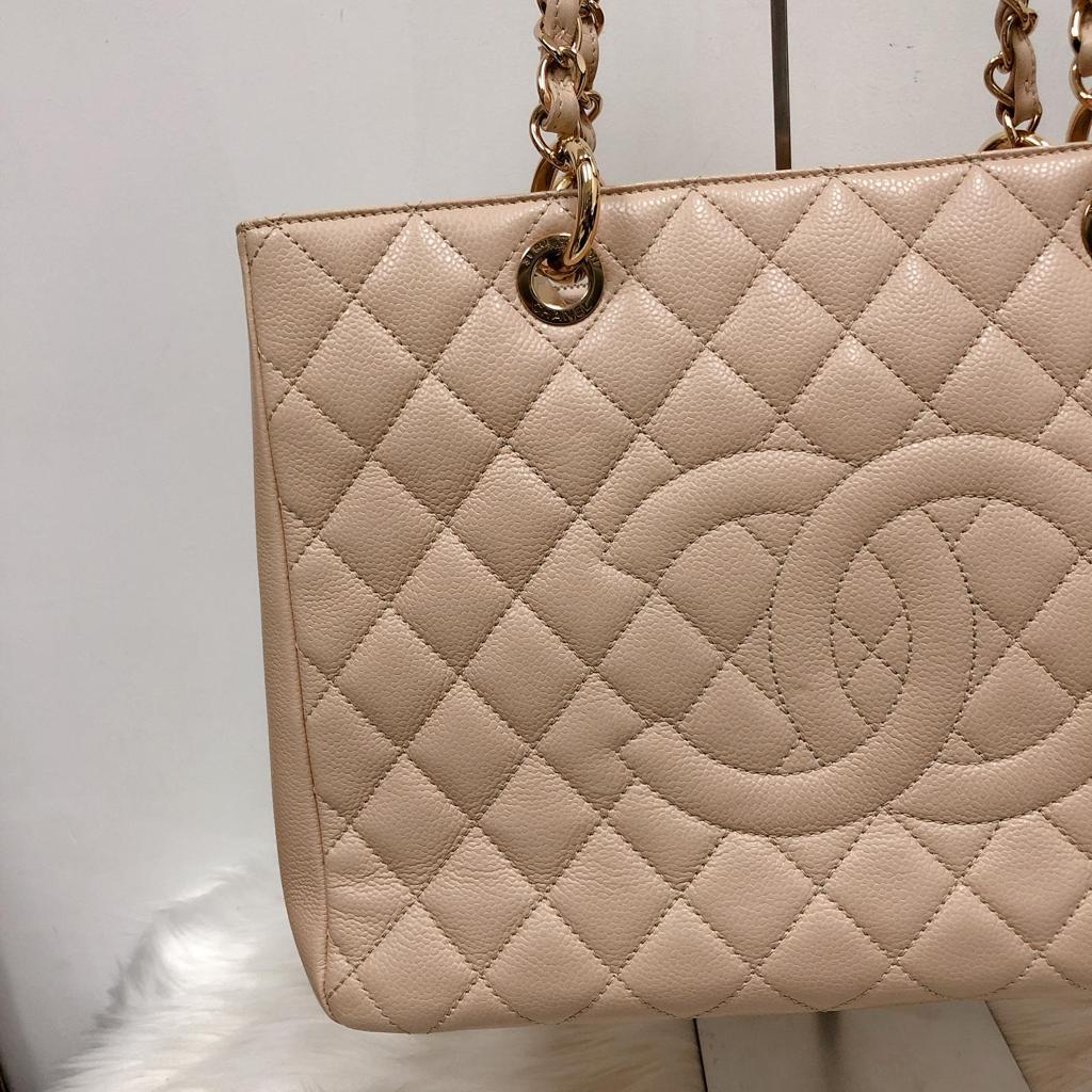 Beige Caviar GST in Caviar leather with GHW