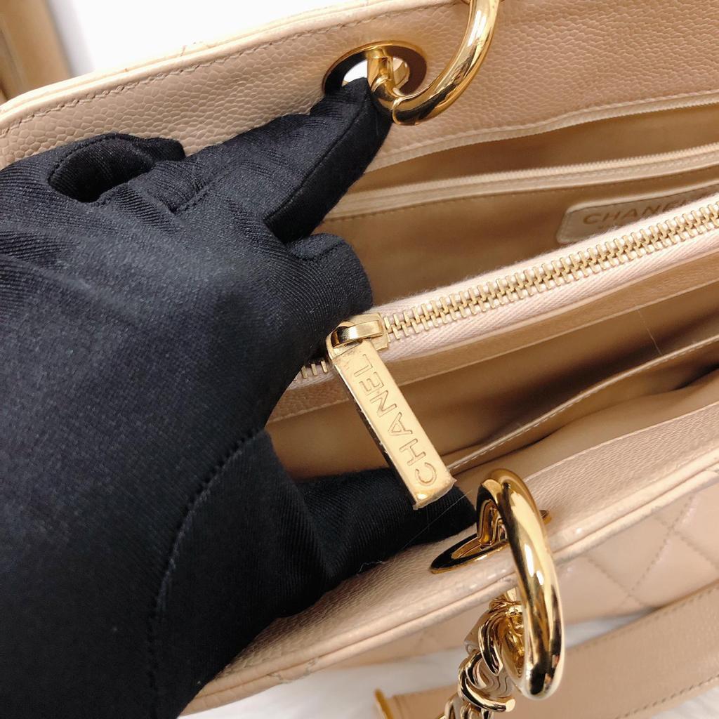 Beige Caviar GST in Caviar leather with GHW