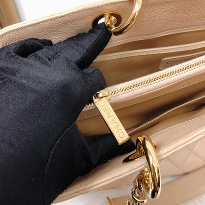 Beige Caviar GST in Caviar leather with GHW