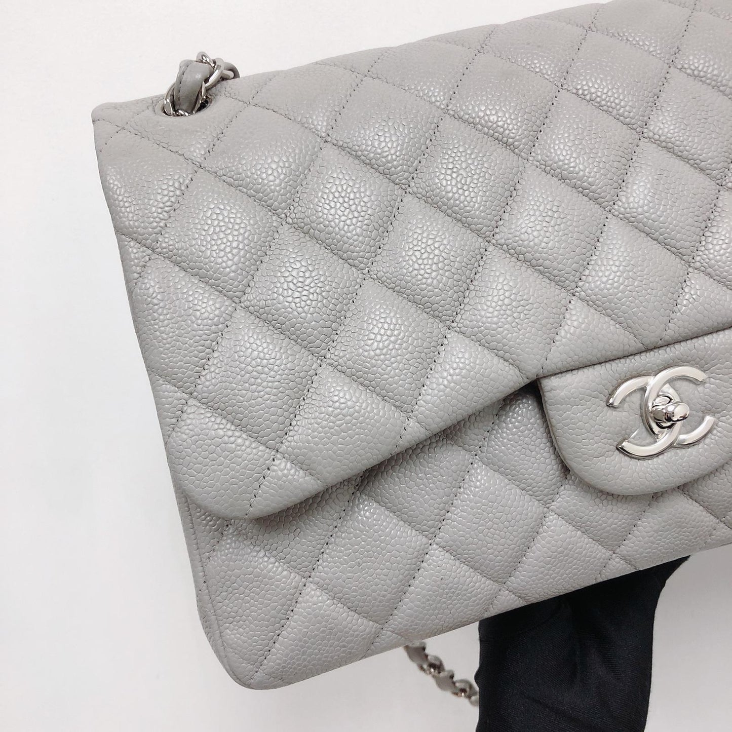 Classic Double Flap Jumbo Grey
