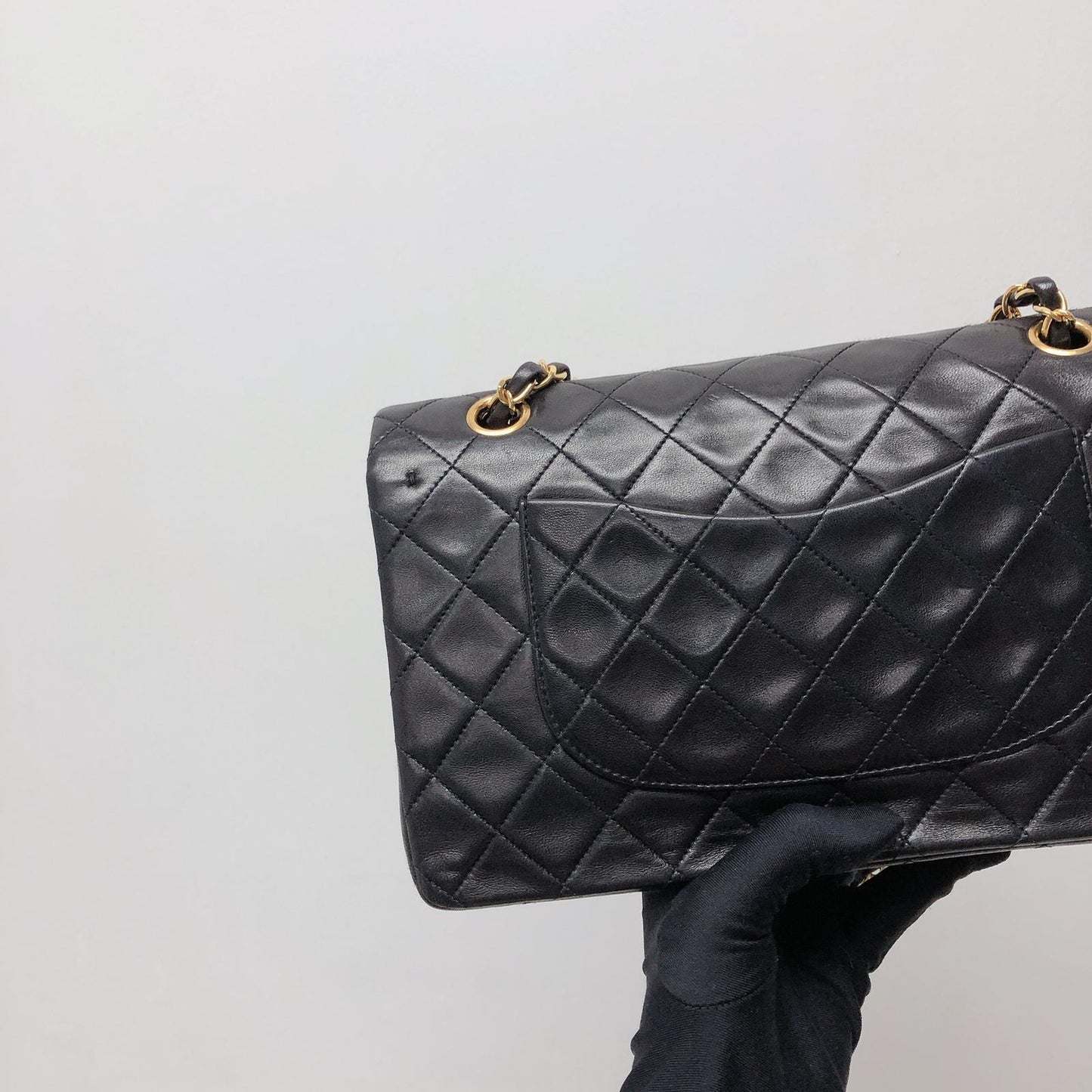 Classic Double Flap Medium Vintage Black