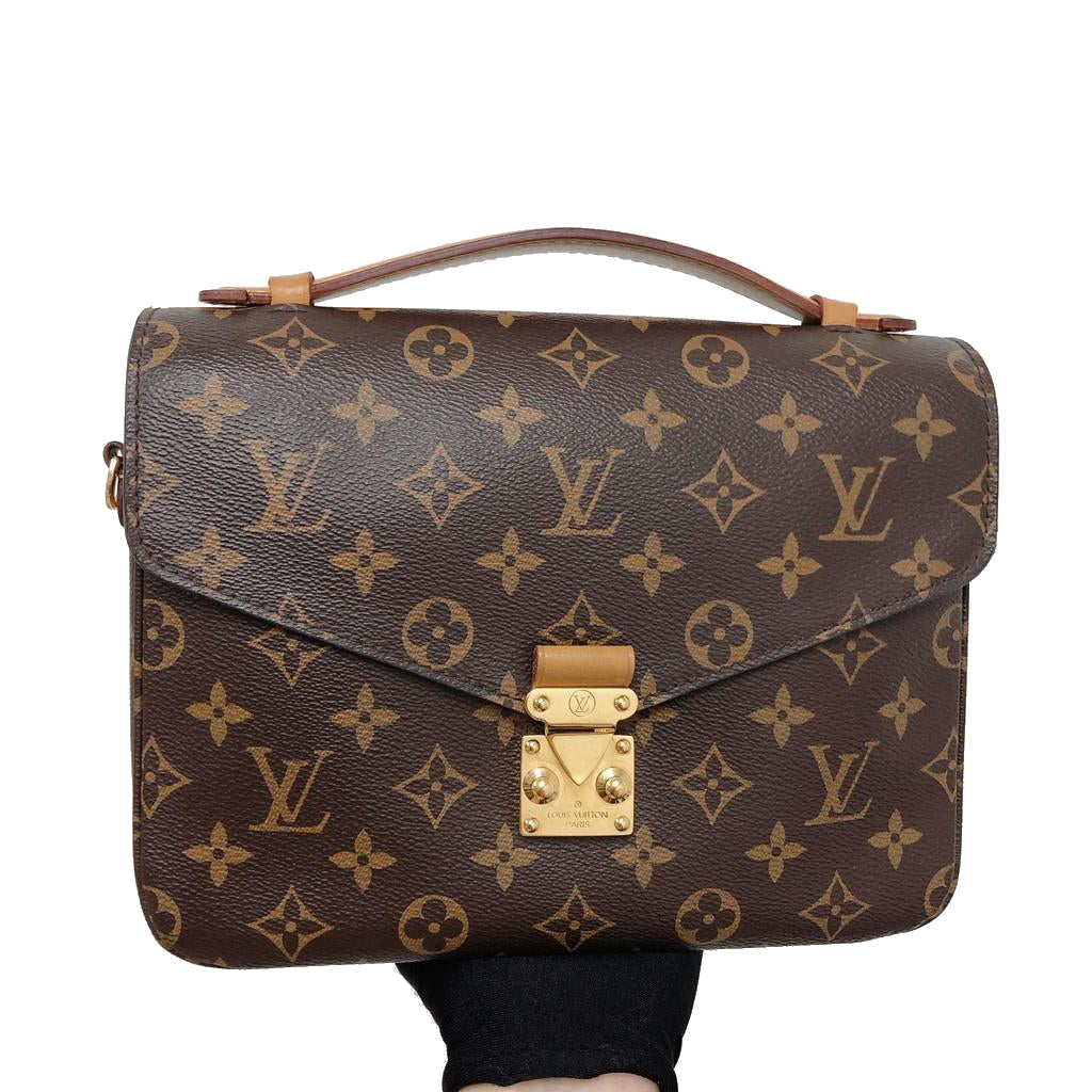 Louis-Vuitton Pochette Metis Leather Monogram