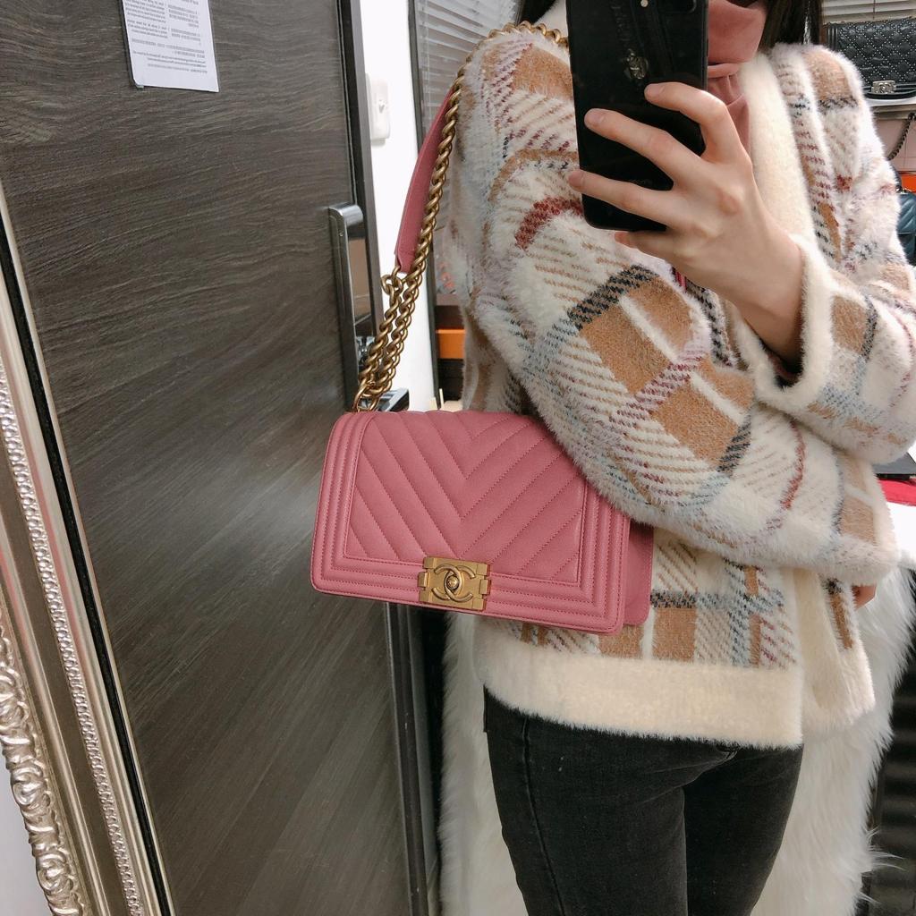 Old Medium Boy Bag Pink