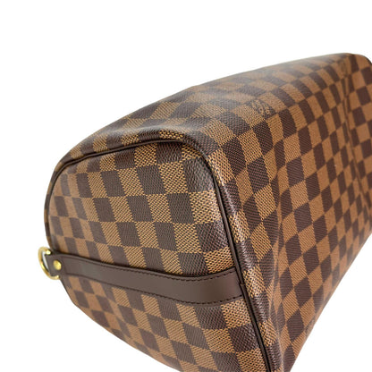 Louis-Vuitton Damier Ebene Speedy 30 Bandoulier Bag