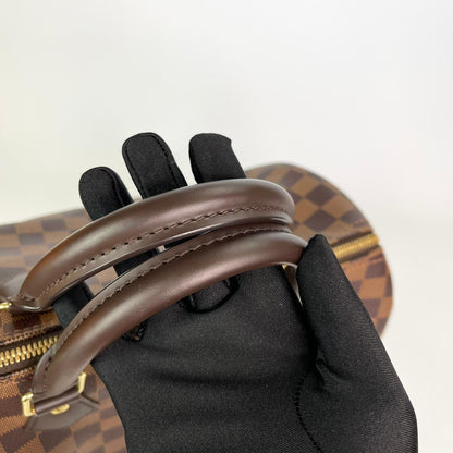 Louis-Vuitton Damier Ebene Speedy 30 Bandoulier Bag