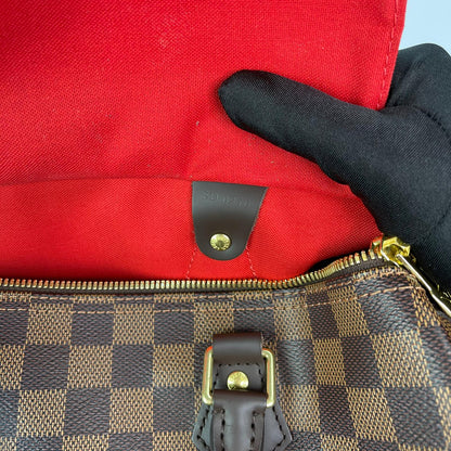 Louis-Vuitton Damier Ebene Speedy 30 Bandoulier Bag