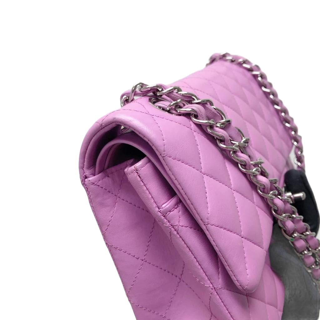 Classic Double Flap Medium Bag Pink SHW