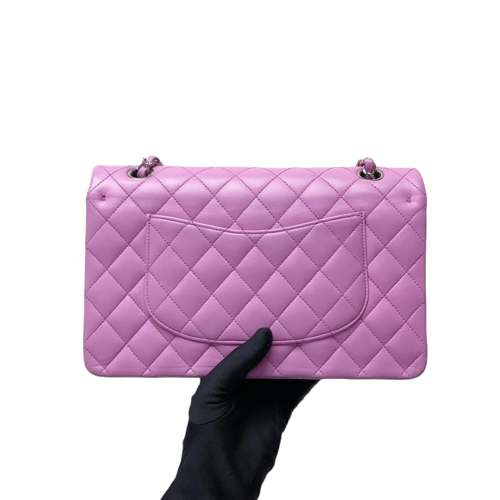 Classic Double Flap Medium Bag Pink SHW
