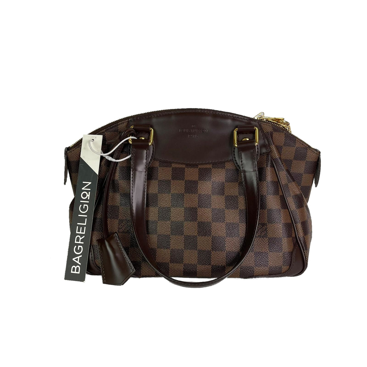 Louis-Vuitton Verona PM Ebene Damier Canvas Handbag