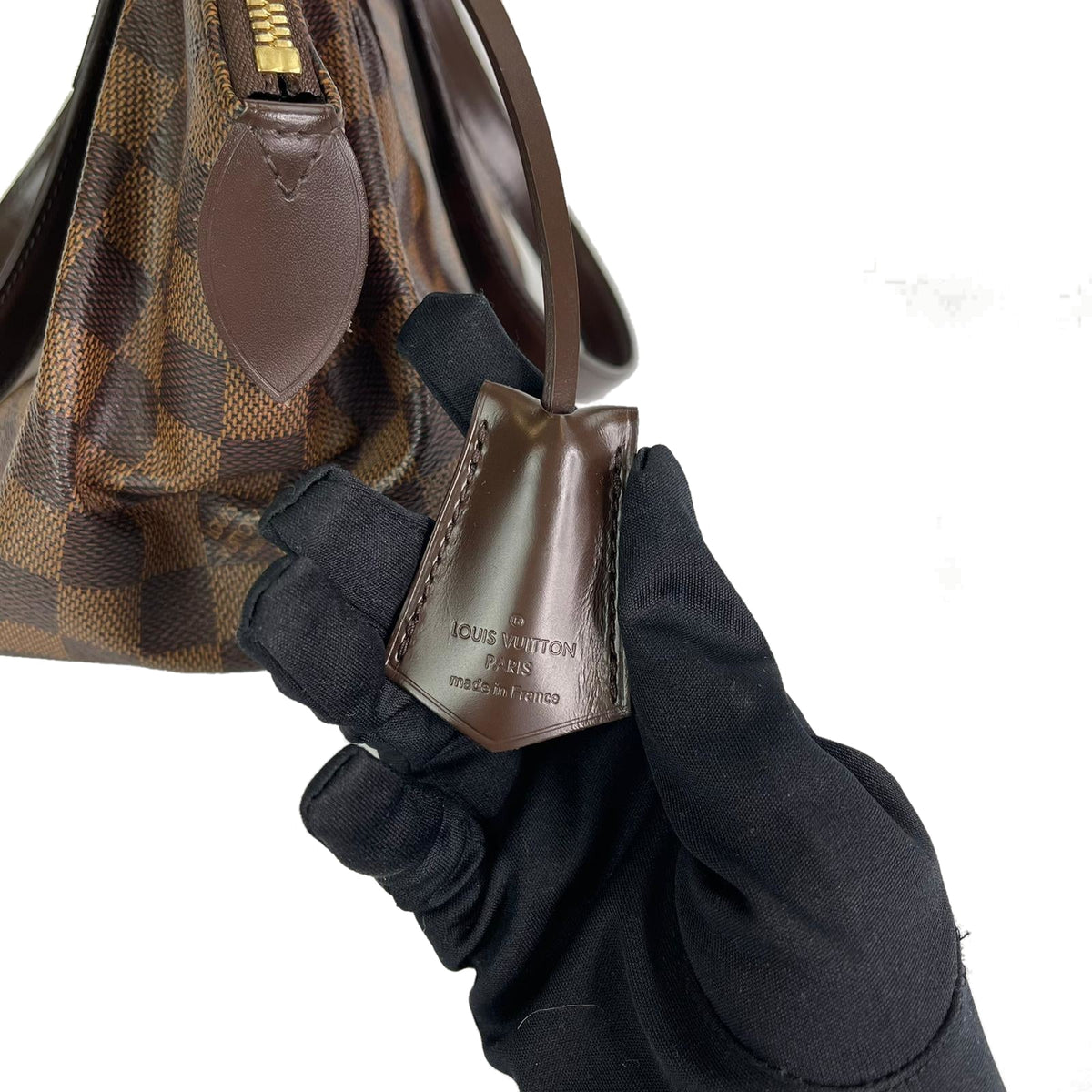 Louis-Vuitton Verona PM Ebene Damier Canvas Handbag
