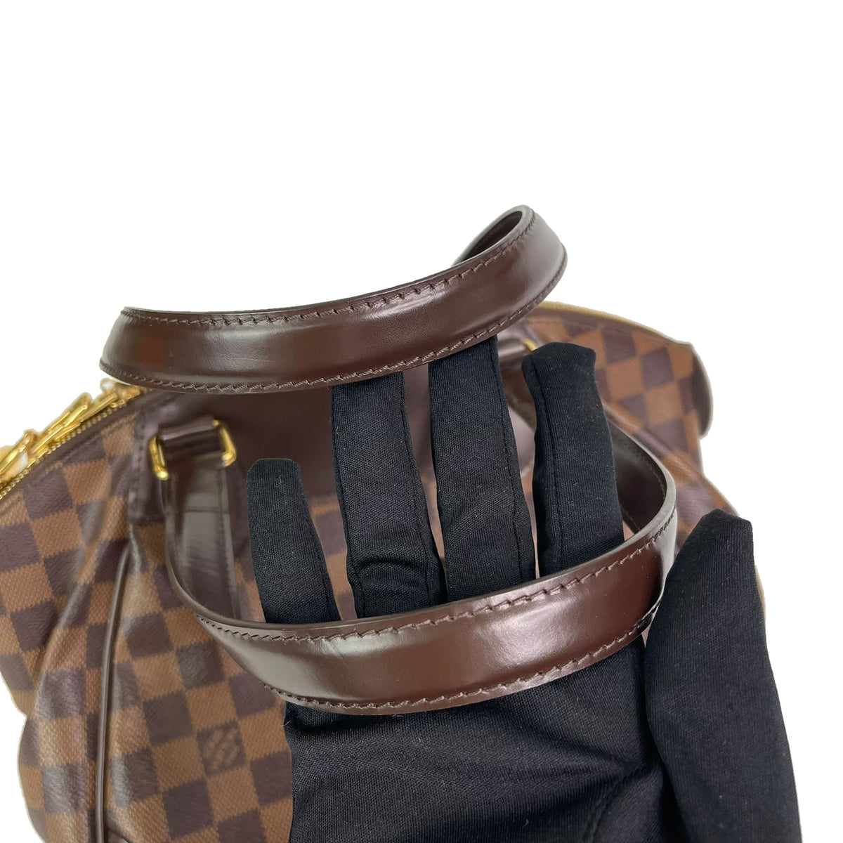 Louis-Vuitton Verona PM Ebene Damier Canvas Handbag