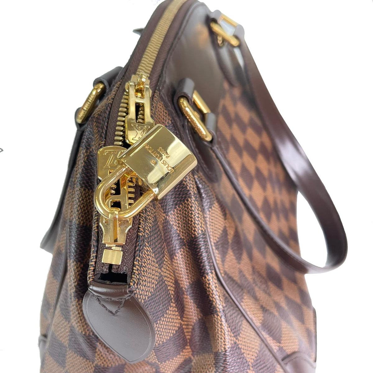 Louis-Vuitton Verona PM Ebene Damier Canvas Handbag