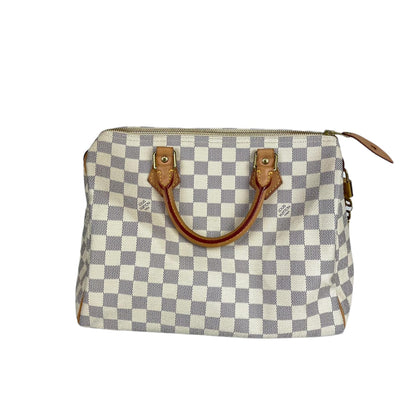 Louis-Vuitton Speedy 30 Damier Azur Canvas with GHW