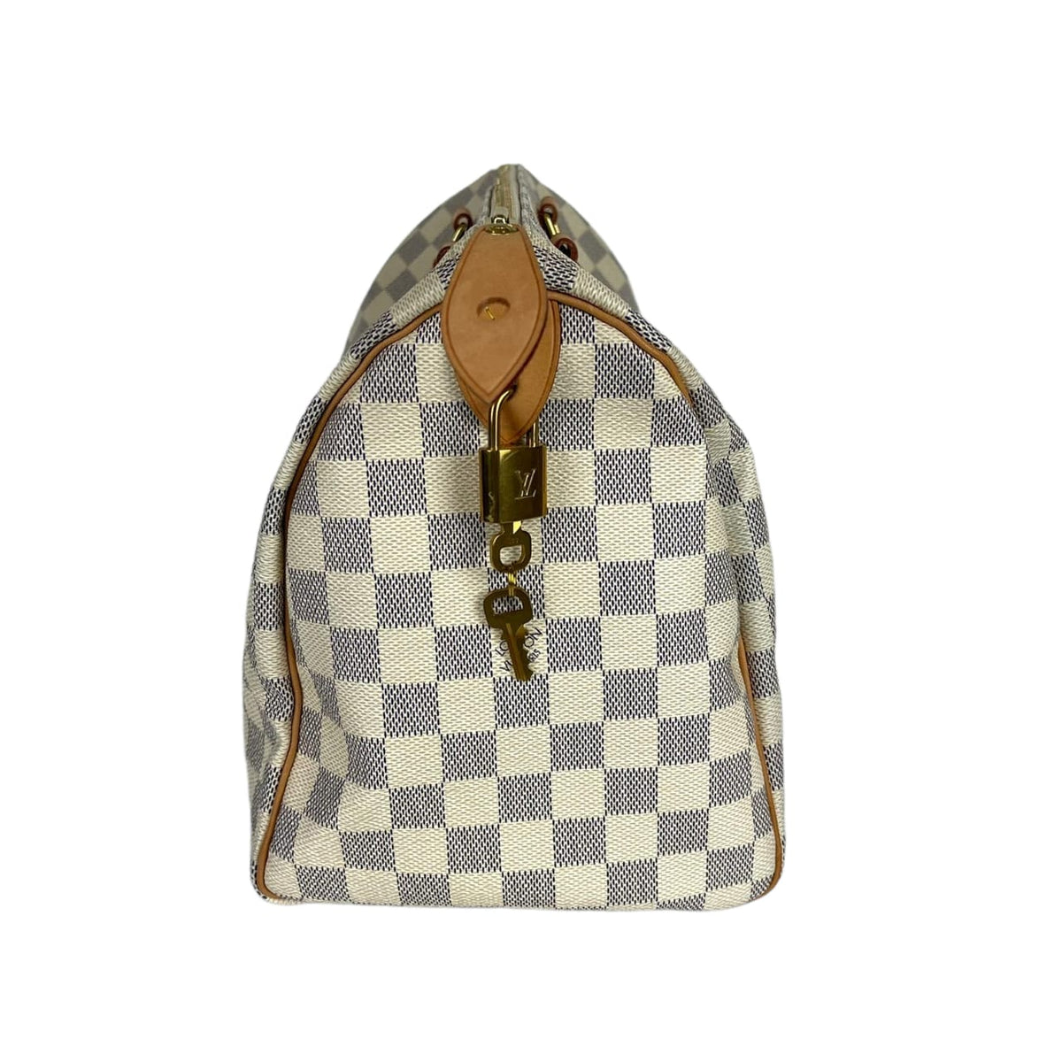 Louis-Vuitton Speedy 30 Damier Azur Canvas with GHW