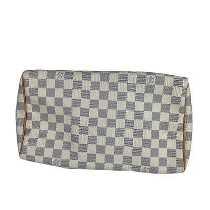Louis-Vuitton Speedy 30 Damier Azur Canvas with GHW