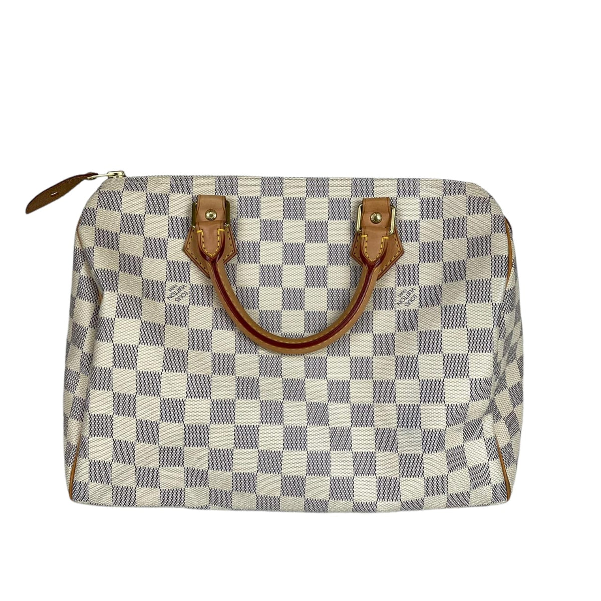 Louis-Vuitton Speedy 30 Damier Azur Canvas with GHW