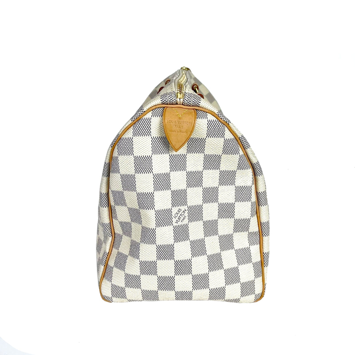 Louis-Vuitton Speedy 30 Damier Azur Canvas with GHW