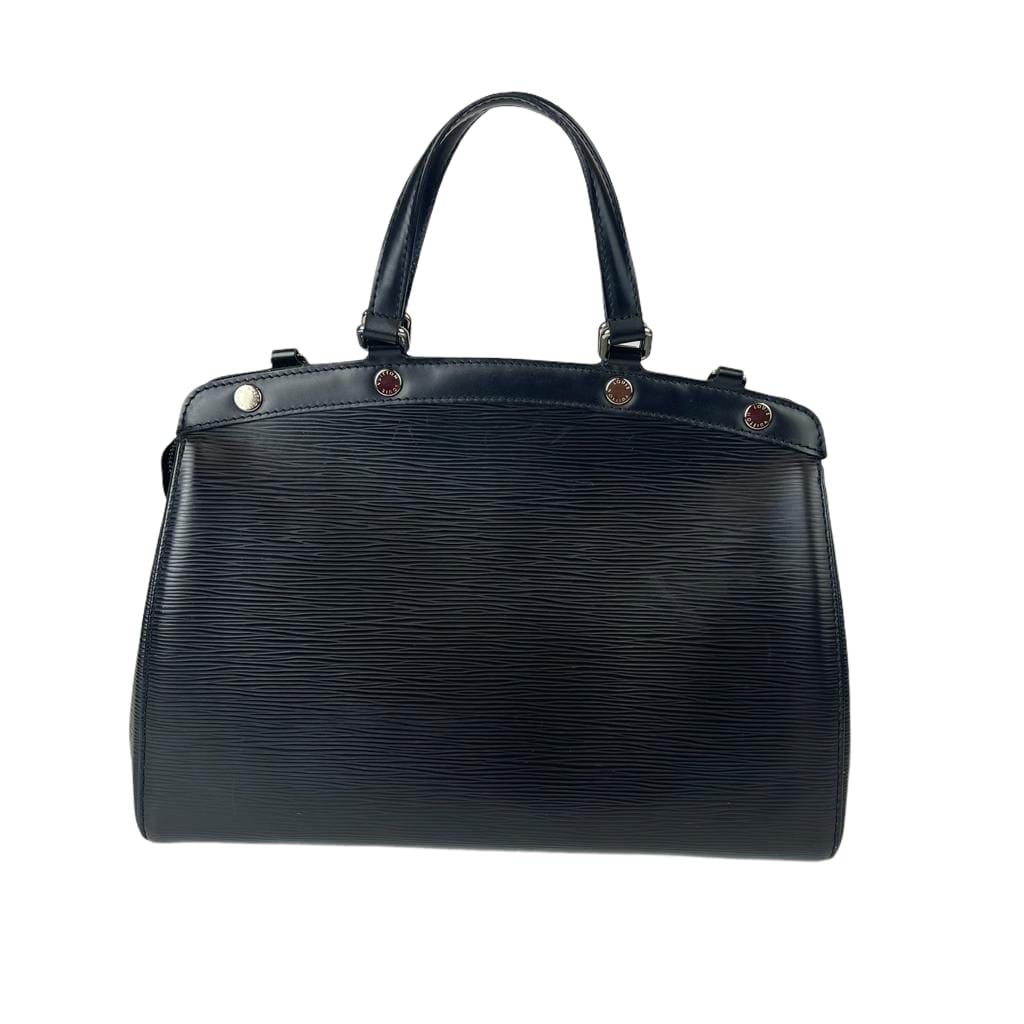Louis-Vuitton Epi Brea MM in Black with SHW