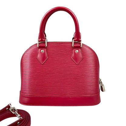 Louis-Vuitton Alma BB Epi Leather Red SHW