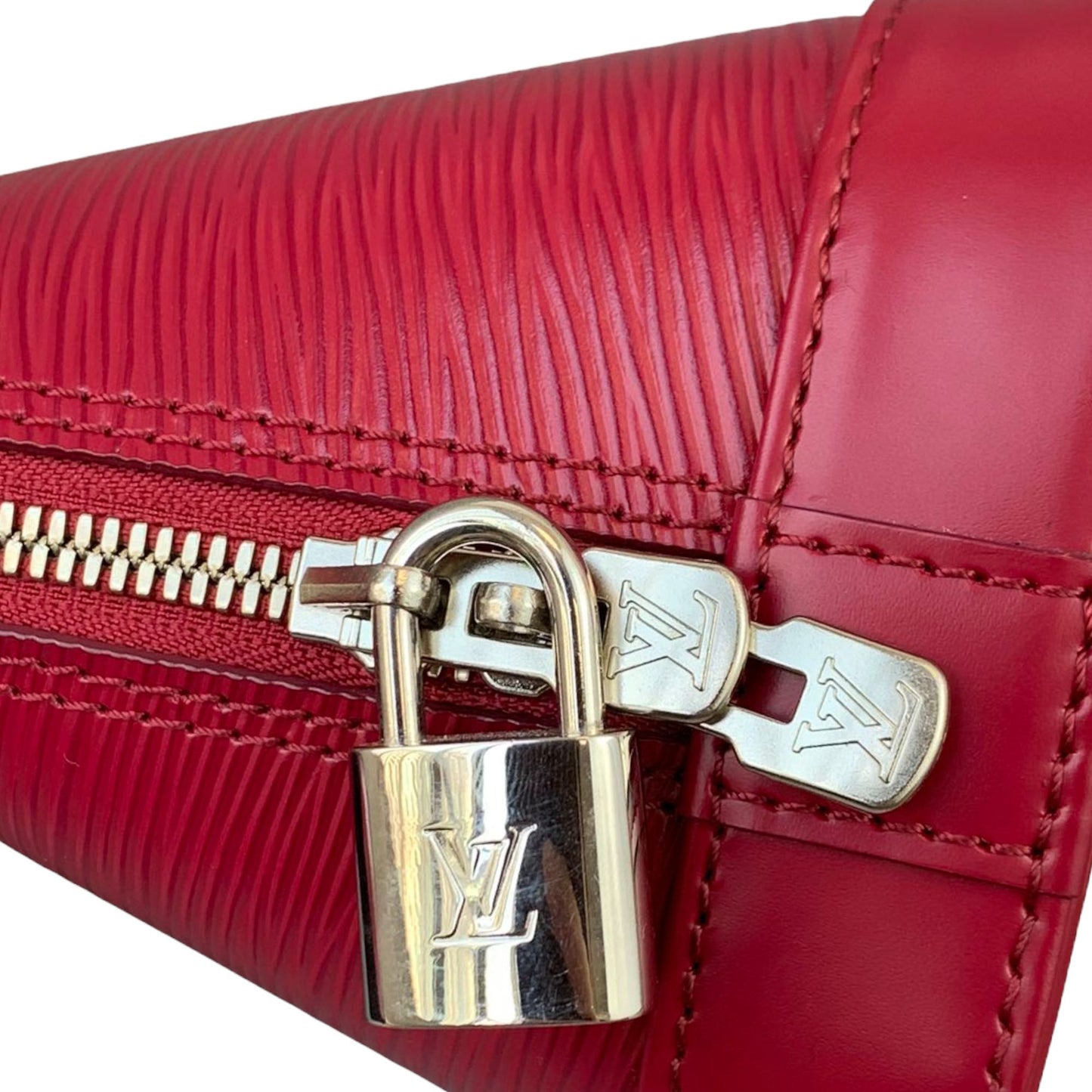 Louis-Vuitton Alma BB Epi Leather Red SHW