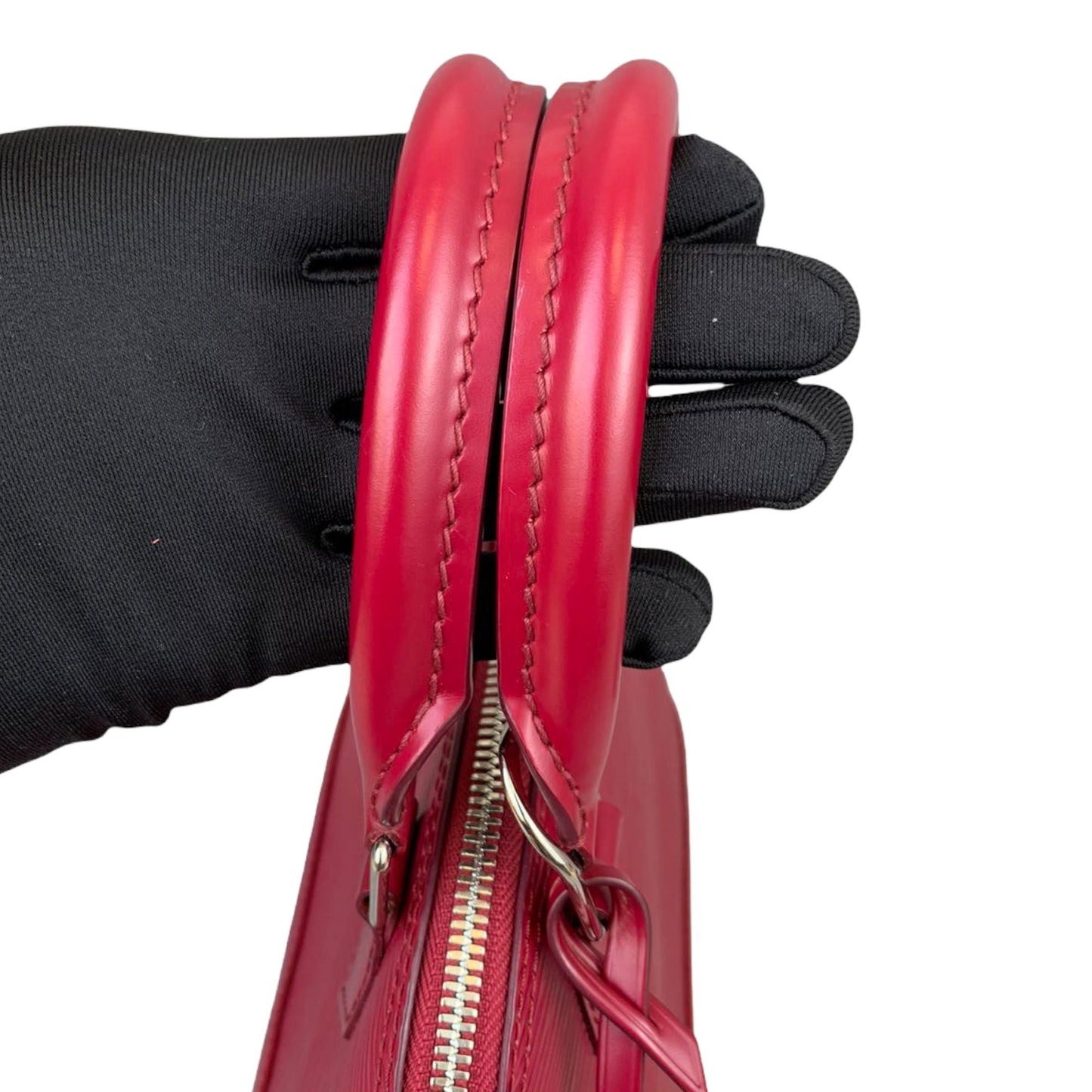 Louis-Vuitton Alma BB Epi Leather Red SHW