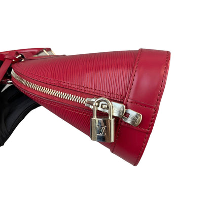 Louis-Vuitton Alma BB Epi Leather Red SHW