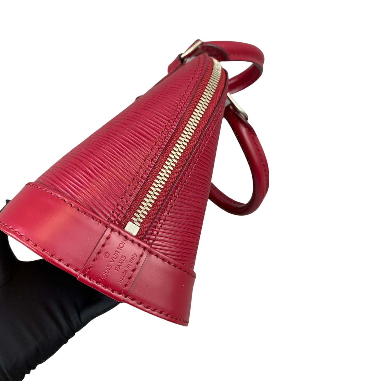 Louis-Vuitton Alma BB Epi Leather Red SHW