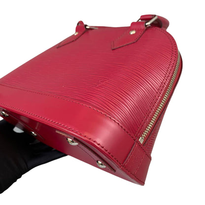 Louis-Vuitton Alma BB Epi Leather Red SHW