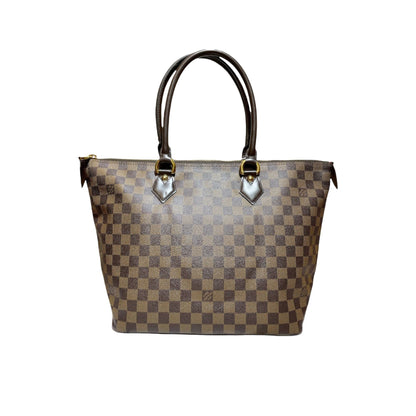 Louis-Vuitton Damier Ebene Saleya MM Canvas GHW