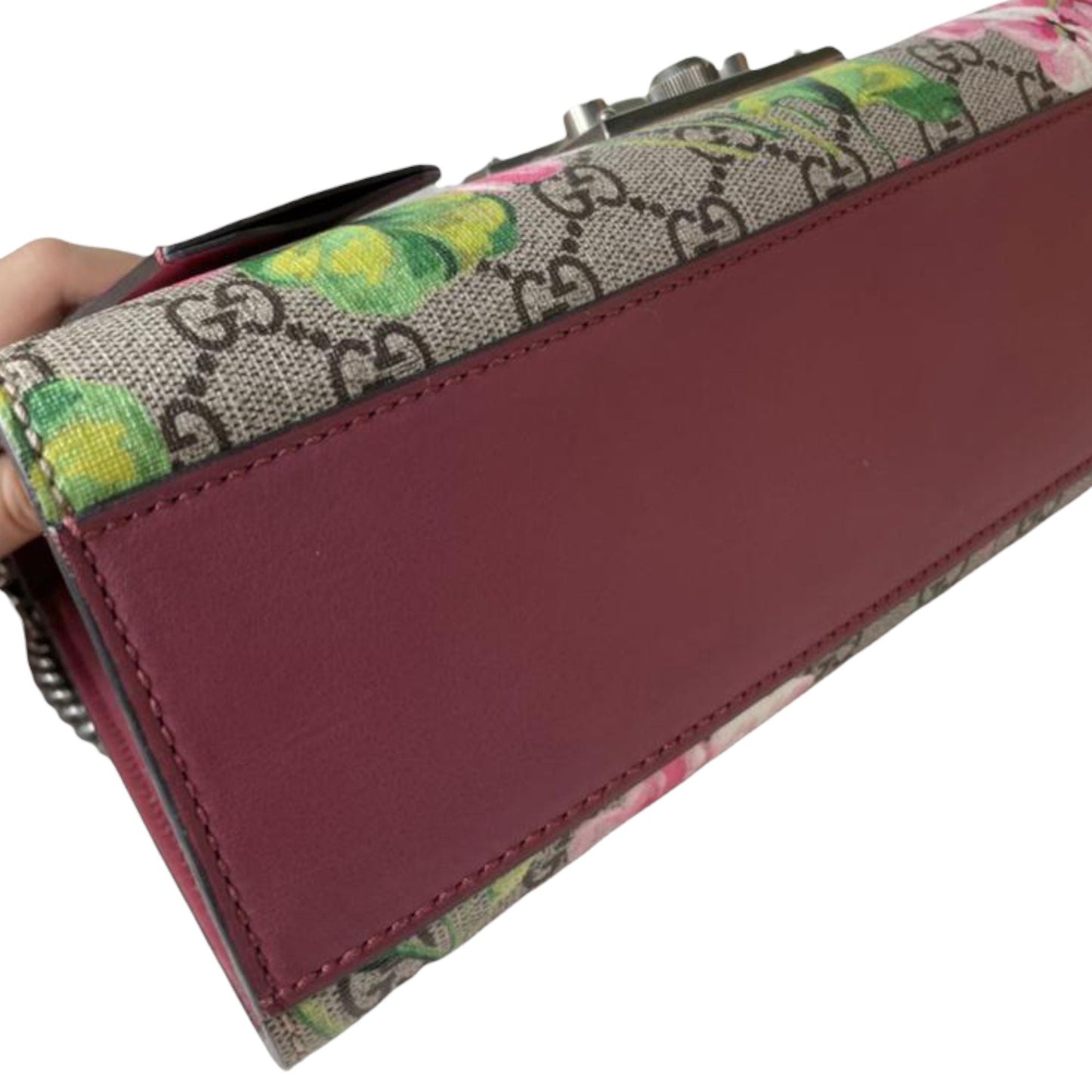Gucci Supreme Blooms Padlock Medium Canvas SHW