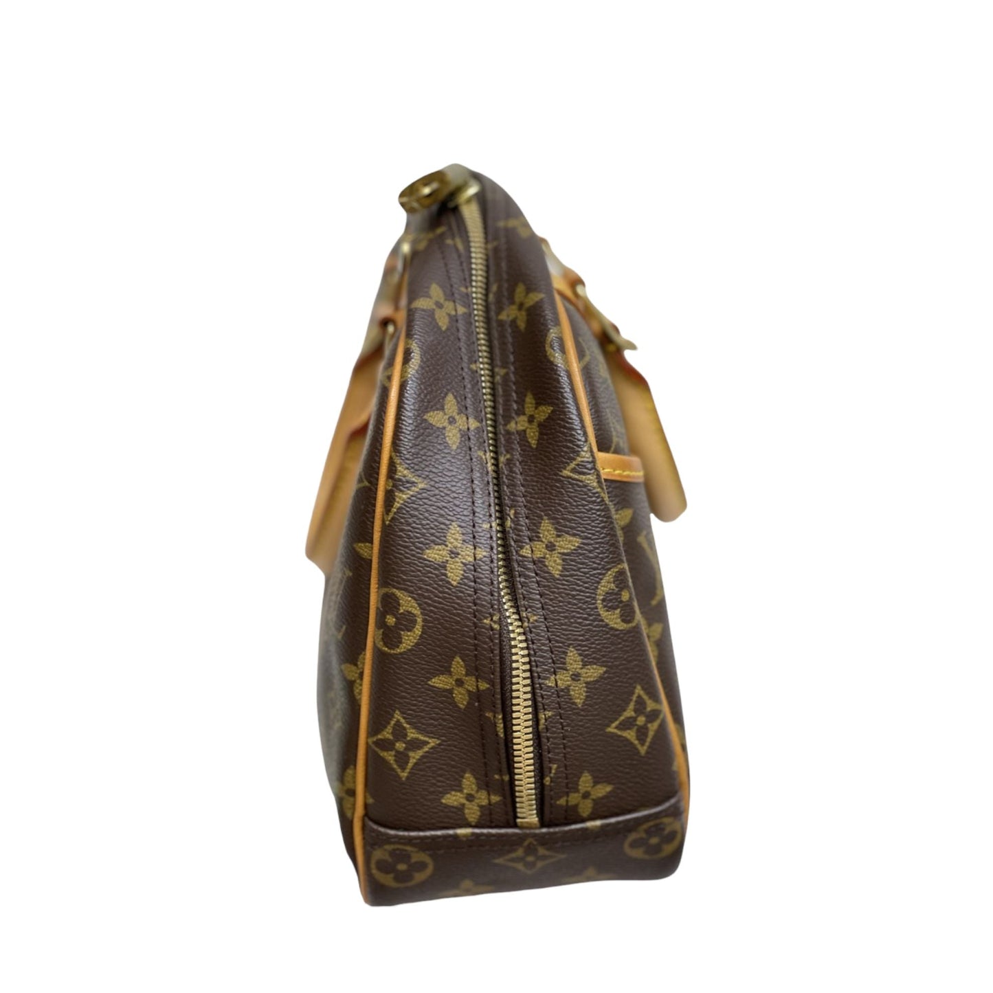 Louis-Vuitton Monogram Deauville Coated Canvas Brown GHW