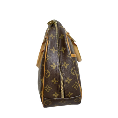 Louis-Vuitton Monogram Deauville Coated Canvas Brown GHW
