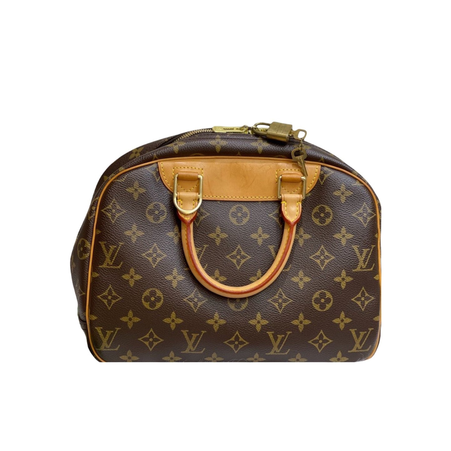 Louis-Vuitton Monogram Deauville Coated Canvas Brown GHW