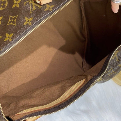 Louis-Vuitton Monogram Speedy 40 Coated Canvas Brown GHW