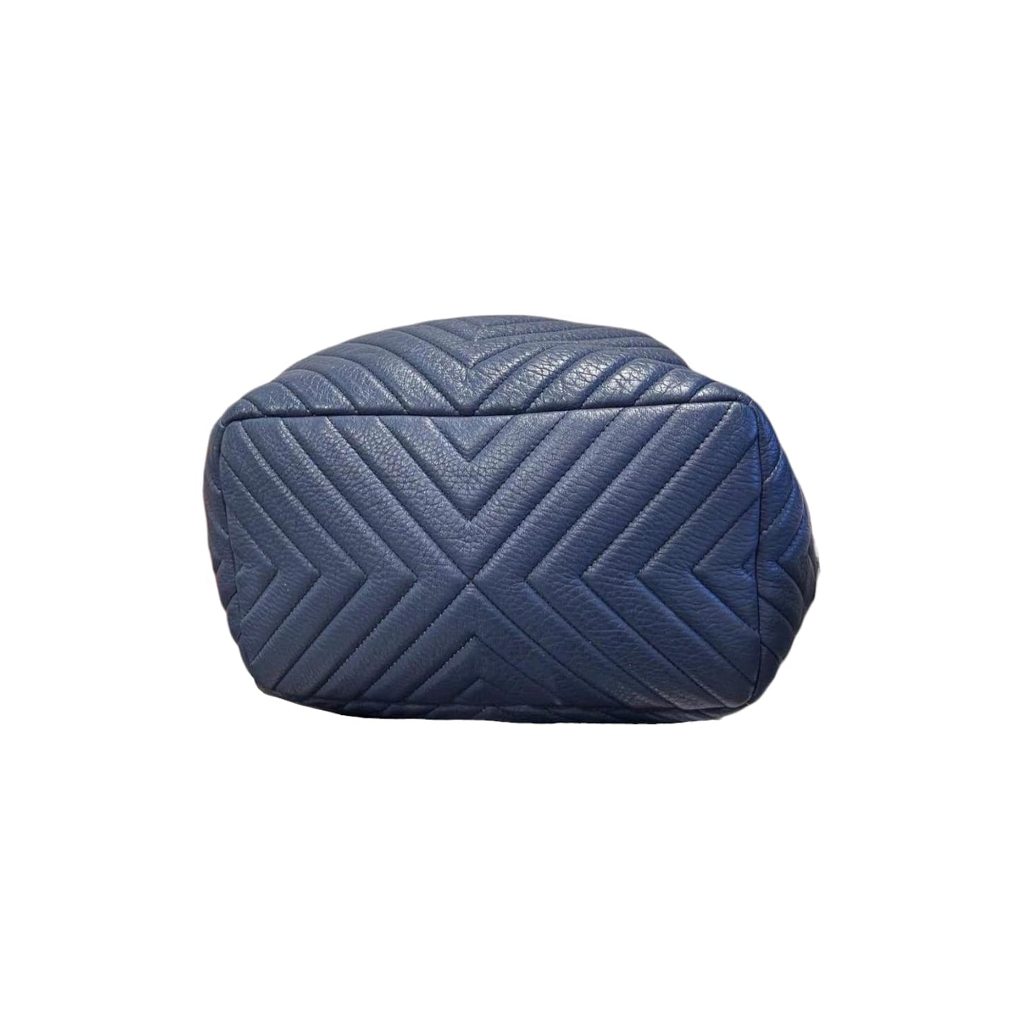 Urban Spirit Bucket Bag Chevron Deerskin Blue RHW