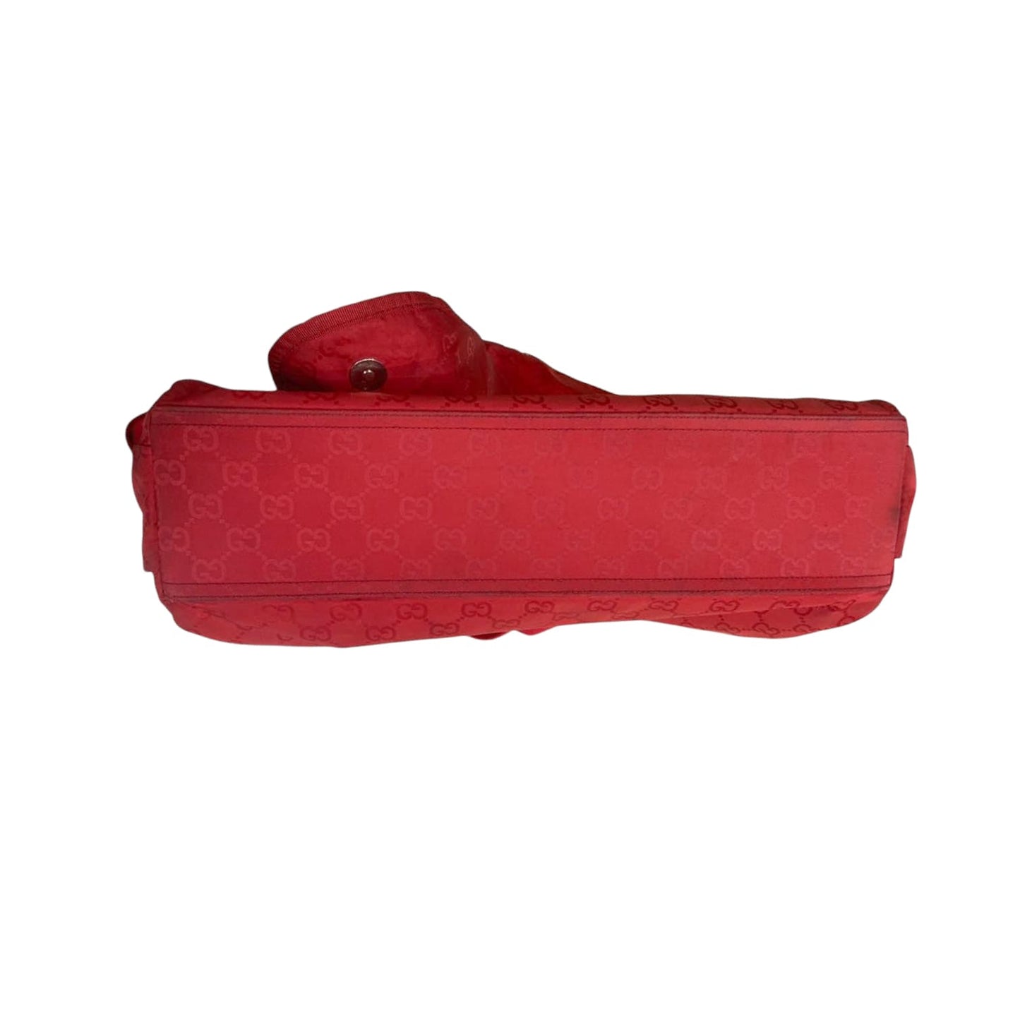 Gucci Nylon GG Guccissima Diaper Bag Red SHW