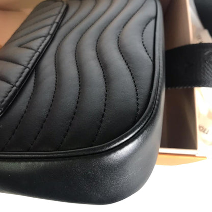Louis-Vuitton New Wave Multi-Pochette Leather Black GHW