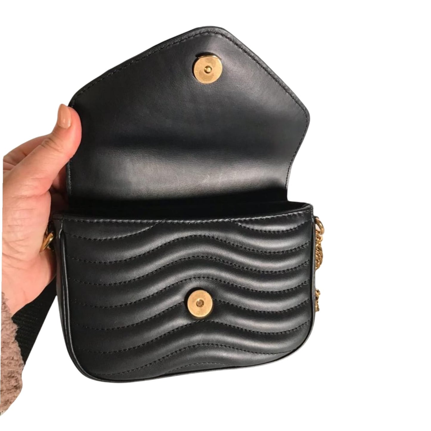Louis-Vuitton New Wave Multi-Pochette Leather Black GHW