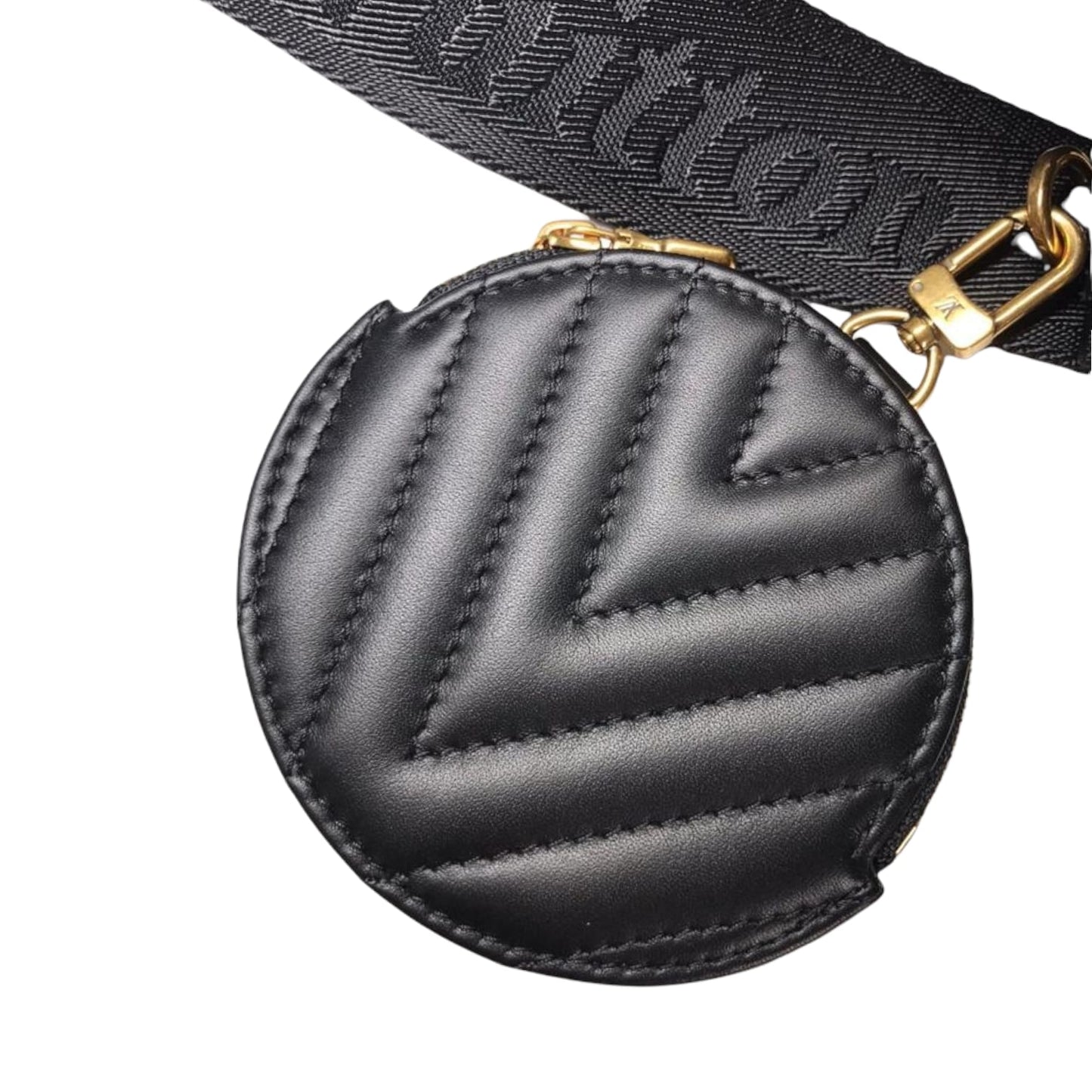 Louis-Vuitton New Wave Multi-Pochette Leather Black GHW
