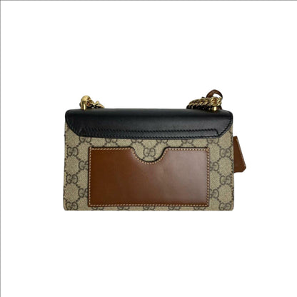 Gucci Small GG Supreme Padlock Beige/Ebony GHW