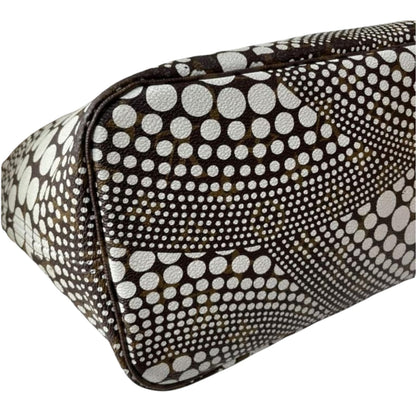 Louis-Vuitton MM Limited Edition Yayoi Kusama Monogram Waves Neverfull White GHW