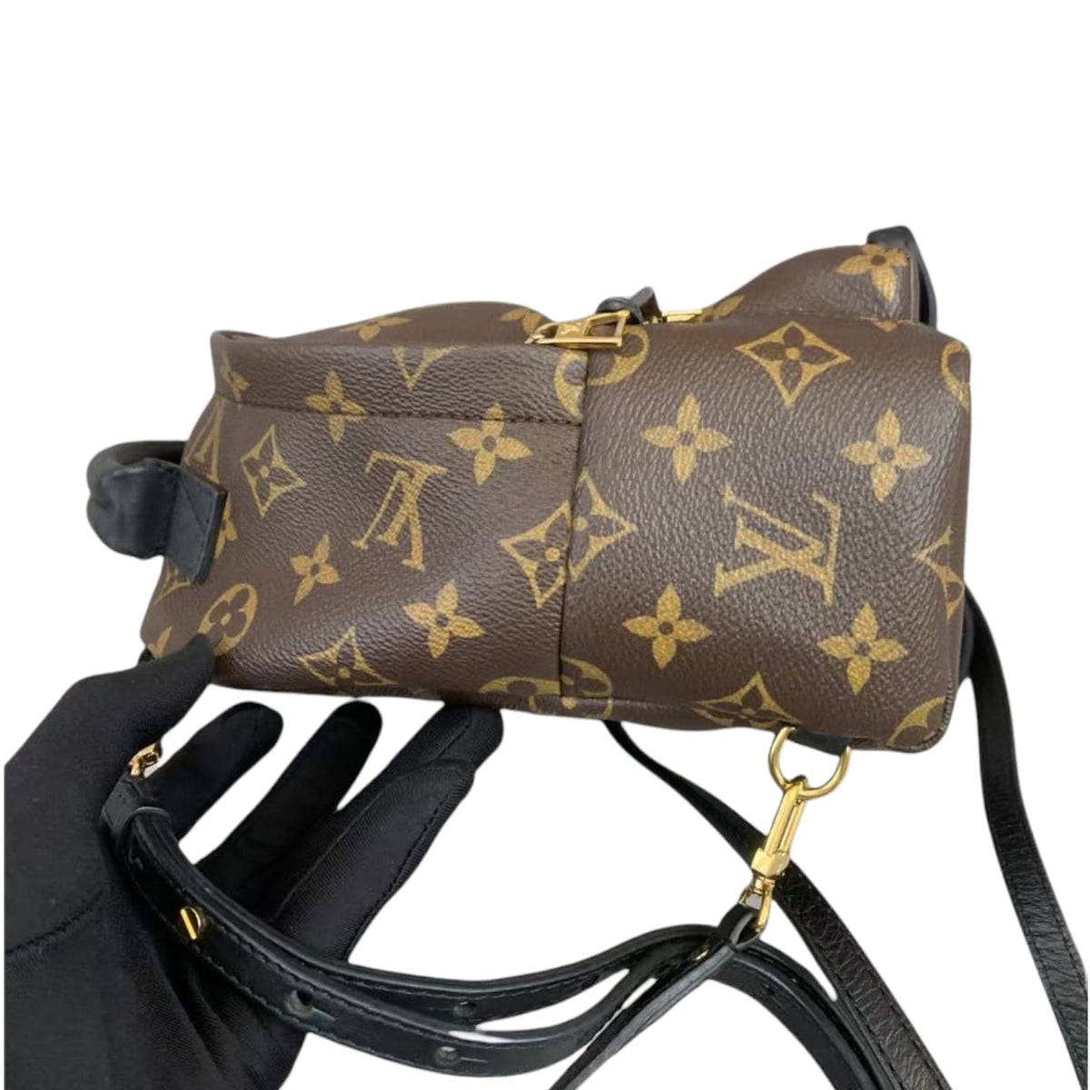 Louis-Vuitton Mini Palm Springs Monogram GHW