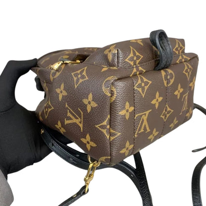Louis-Vuitton Mini Palm Springs Monogram GHW