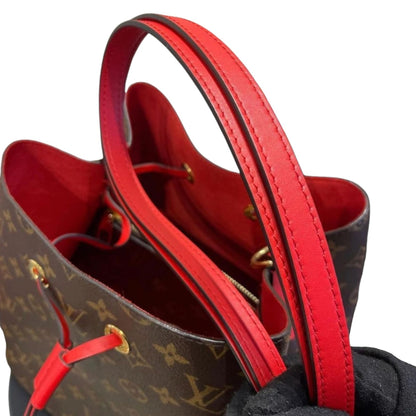 Louis-Vuitton MM Monogram NeoNoe Coquelicot Red GHW